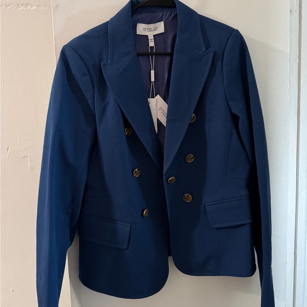 Derek Lam 10 CrossBy- Blue Blazer Jacket - Women’s suit Jacket